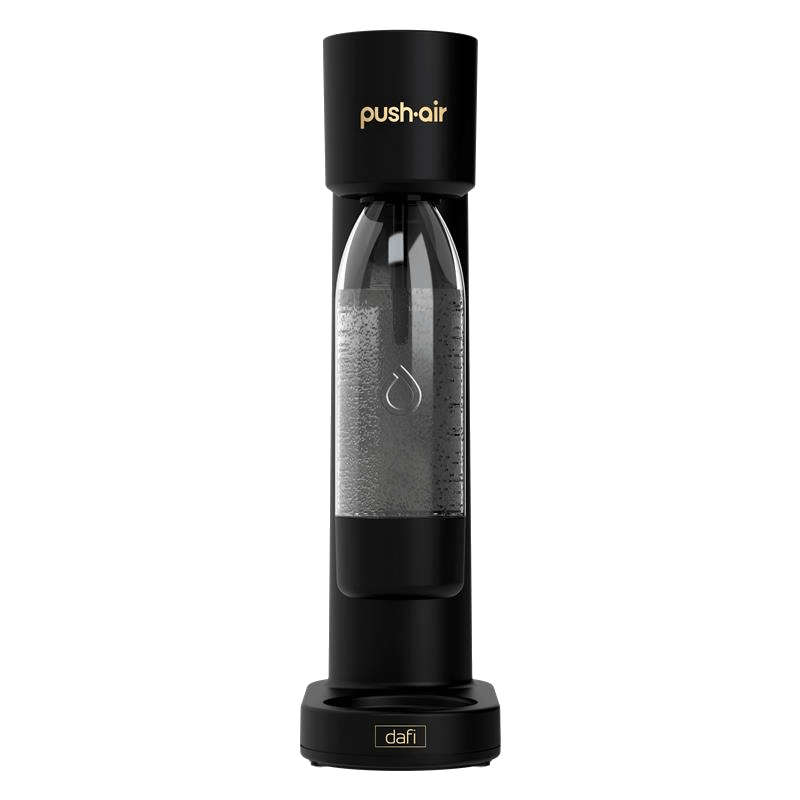 Saturator PushAir Czarny Złoty