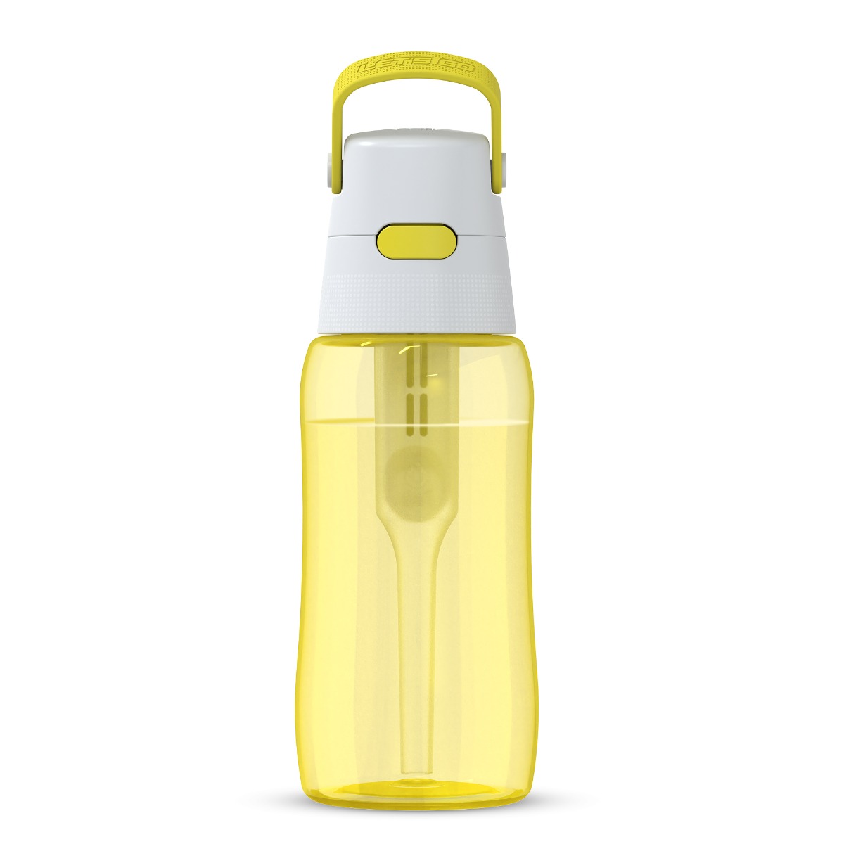 Butelka filtrująca Dafi SOLID 0,5 l cytrynowa barwiony zbiornik z filtrem