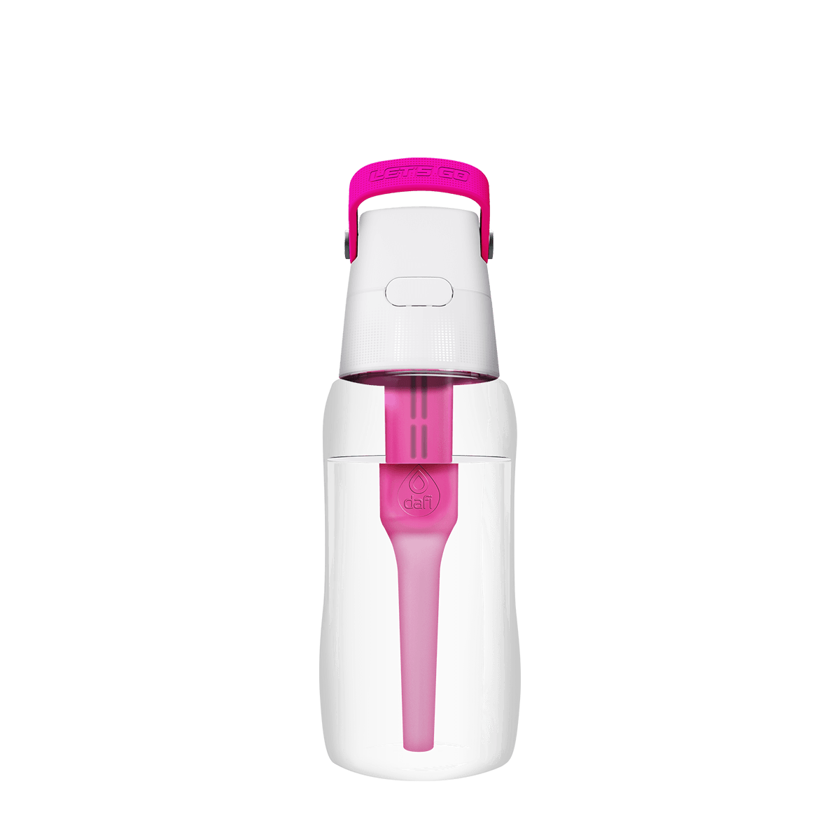 Butelka filtrująca Dafi SOLID 0,5 l flamingowa + filtr węglowy 