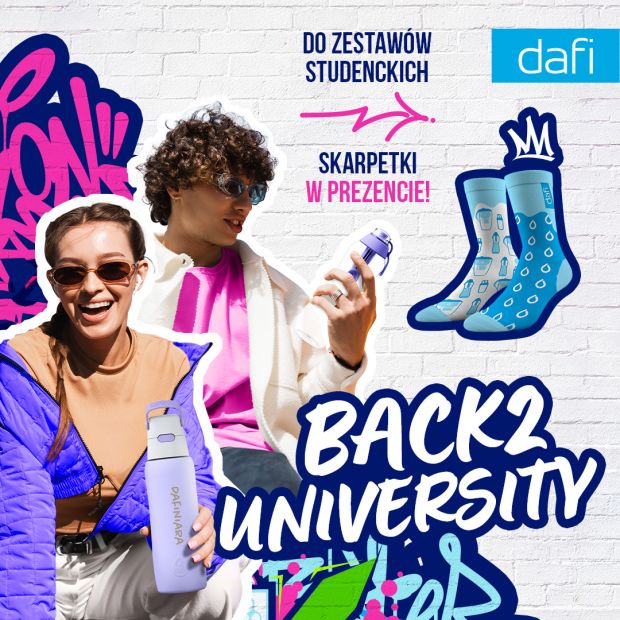 Dafi|Zestaw studencki S10 saturator dzbanek syropy PREZENT skarpetki