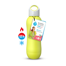 Butelka termiczna Dafi SHAPE PLUS limonkowa termos dla dzieci 480 ml