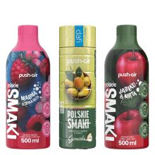 PushAir 3 Syropy do Wody Gruszka + Jabłko i Mięta + Malina i Dzika Róża
