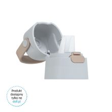 Zakrętka do butelki filtrującej Dafi Solid z uchwytem w kolorze cappucciono