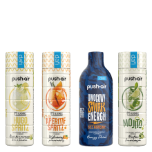 PushAir 4 syropy do wody 500 APERITIF + MOJITO + HUGO + ENERGY