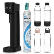 Saturator PushAir Dafi + 2x bidon Shape T + 2 butle