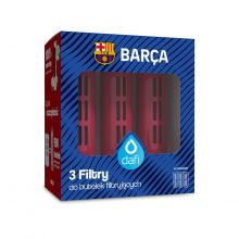 3 filtry do butelki Dafi SOFT i SOLID FC Barcelona bordowy