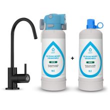 System filtrujący Dafi FLOW COMFORT 2x Filtr DC10 + kran ALTO czarny	