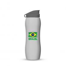 Bidon na wodę Dafi poj. 0,6 l pojemnik szary zakrętka grafit BRAZYLIA