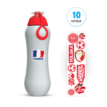 Butelka filtrująca Dafi SOFT szaro-makowa 0,5 l Mundial z wkładem