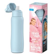 Butelka Filtrująca Dafi Solid Steel Cold DODA 0,5 Dove Blue Barwiona z Filtrem