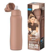 Termiczna Butelka Filtrująca Dafi Solid Steel Cold DODA 0,5 Mocha Mousse Barwiona z Filtrem