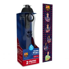 Butelka filtrująca Dafi SOFT FC Barcelona 0,5 l czarna z 2 filtrami