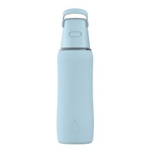 Szklana Butelka Filtrująca Dafi GLASS SiliconeFit 0,6 Dove Blue z Filtrem