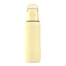 Szklana Butelka Filtrująca Dafi GLASS SiliconeFit 0,6 Yellow Butter z Filtrem