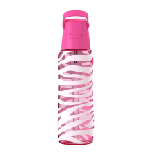 Butelka Filtrująca Dafi SOLID 0,7 l Flamingowa z Filtrem Zebra nadruk UV