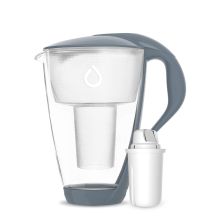 Szklany dzbanek filtrujący Dafi CRYSTAL LED 2 l stalowy wkład Classic