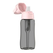 Butelka Filtrująca Dafi SOLID 0,5 Baby Pink Zbiornik Czarny Z Filtrem