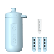 Sportowy Bidon na Wodę Dafi RUSH 0,6 Dove Blue 4x Filtr