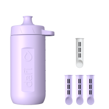 Sportowy Bidon na Wodę Dafi RUSH 0,6 Lavender 4x Filtr