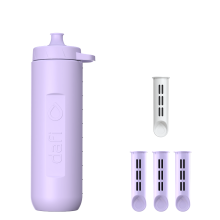 Sportowy Bidon na Wodę Dafi RUSH 1,0 Lavender 4x Filtr