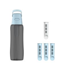 Butelka Filtrująca Dafi SOLID 0,7 Dove Blue Zbiornik Czarny 4x Filtr