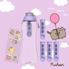 Butelka Filtrująca Dafi x PUSHEEN SOFT 0,5 5x Filtr Lavender naklejki