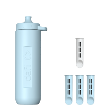Sportowy Bidon na Wodę Dafi RUSH 1,0 l Dove Blue 4x Filtr