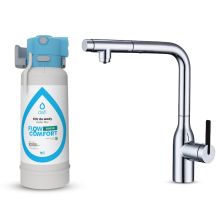 System filtrujący Dafi FLOW COMFORT Basic (DC10) + bateria trójdrożna SKANDI chrom