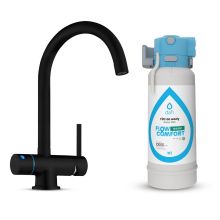 System filtrujący Dafi FLOW COMFORT Basic (DC10) + bateria trójdrożna VITO czarna