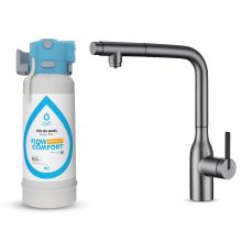 System filtrujący Dafi FLOW COMFORT Perfect (D1) + bateria trójdrożna SKANDI gun metal