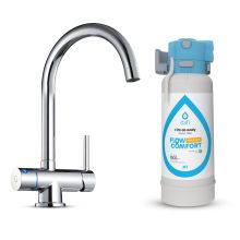 System filtrujący Dafi FLOW COMFORT Perfect (D1) + bateria trójdrożna VITO chrom