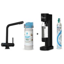 PushAir saturator nabój butelka + Flow Comfort DC10 bateria Hero czarna
