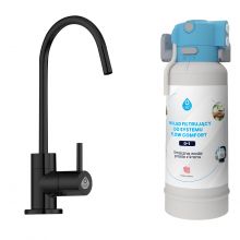 System filtrujący Dafi FLOW COMFORT D1 + kran jednodrożny ALTO czarny
