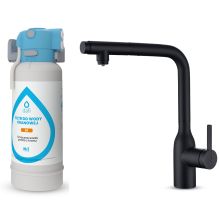 System filtrujący Dafi FLOW COMFORT D1 + bateria trójdrożna SKANDI czarny mat