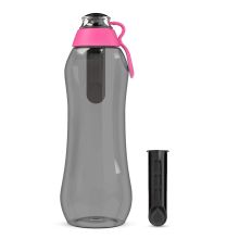 Butelka SOFT 0,7l czarny barwiona - Flamingowa