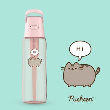 Butelka Filtrująca Dafi x PUSHEEN SOLID 0,7 z Filtrem Baby Pink