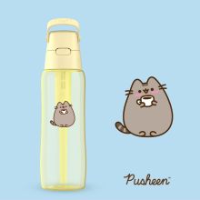 Butelka Filtrująca Dafi x PUSHEEN SOLID 0,7 z Filtrem Yellow