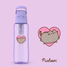 Butelka Filtrująca Dafi x PUSHEEN SOLID 0,7 z Filtrem Lavender