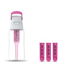 Butelka filtrująca Dafi SOLID 0,5 l flamingowa z 4 filtrami