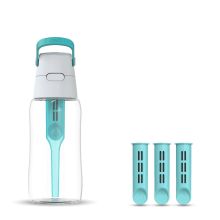 Butelka filtrująca Dafi SOLID 0,5 l turkusowa z 4 filtrami