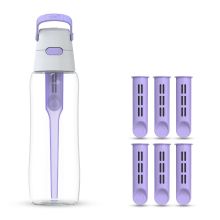Butelka filtrująca Dafi SOLID 0,7 l digital lavender z 7 filtrami