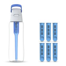 Butelka filtrująca Dafi SOLID 0,7 l szafirowa z 7 filtrami