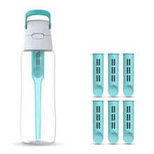 Butelka filtrująca Dafi SOLID 0,7 l turkusowa z 7 filtrami