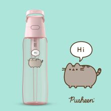 Butelka Filtrująca Dafi x PUSHEEN SOLID 0,7 z Filtrem Baby Pink