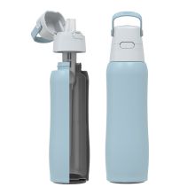 Termiczna butelka filtrująca Dafi SOLID Steel COLD niebieska 500 ml