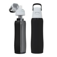 Butelka filtrująca Dafi SOLID Steel czarna 800 ml