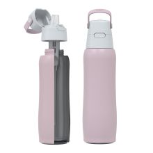 Butelka filtrująca Dafi SOLID Steel różana 800 ml wielorazowa