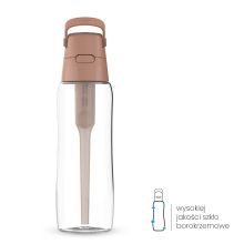 Szklana Butelka Filtrująca Dafi GLASS 0,6 Mocha Mousse z Filtrem