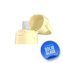 Zakrętka do butelki filtrującej Dafi SOLID GLASS Yellow Butter