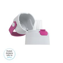 Zakrętka do butelki filtrującej Dafi Solid z uchwytem w kolorze flamingowym